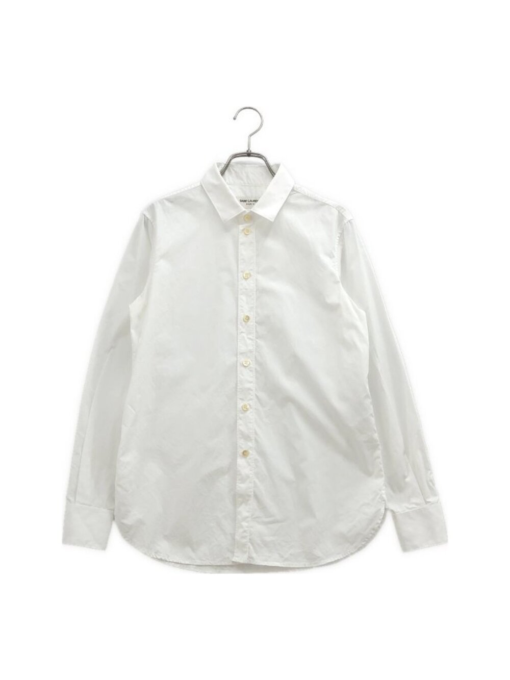 Saint Laurent Paris Hedi Slimane Era Cotton Long Sleeve Shirt White 40 - Picture 1 of 7
